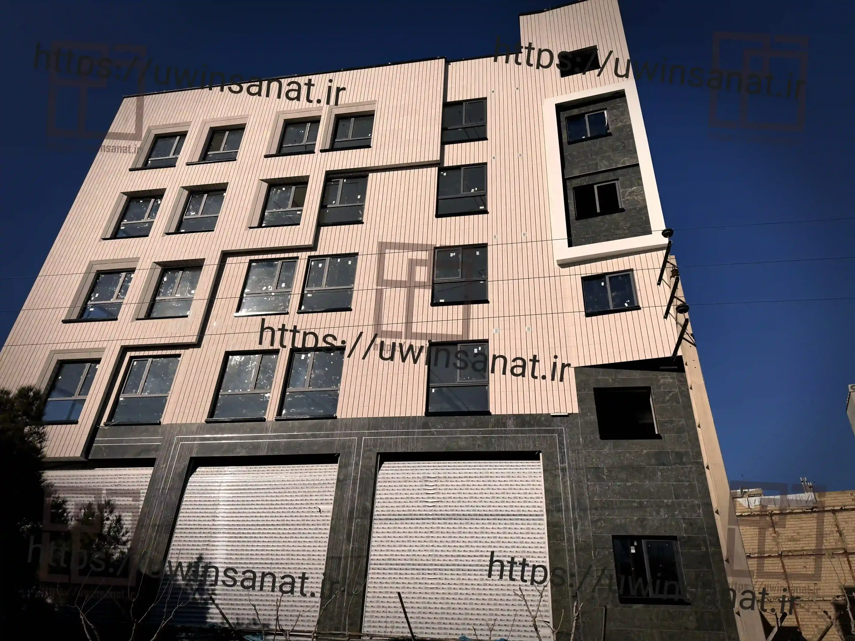 پروژه پنجره آلومینیومی ترمال بریک آذین