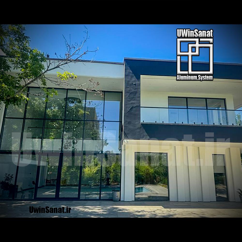 اجرا-پنجره-ترمال-بریک-کشویی-نما-ویندو-وال-پروژه-جناب-رهایی