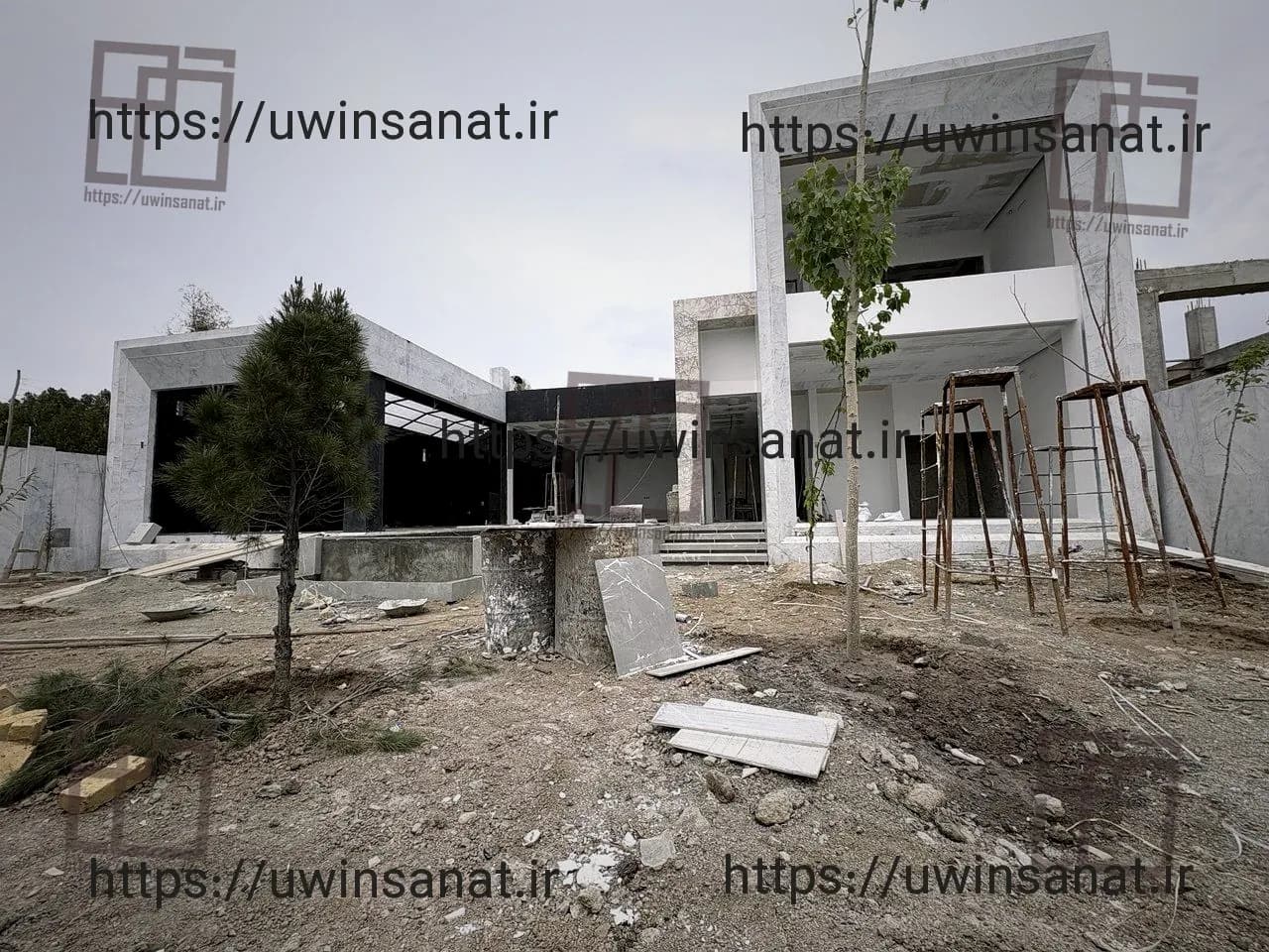 اجرای_نمای_کرتین_وال_ محدوده صفادشت (25)