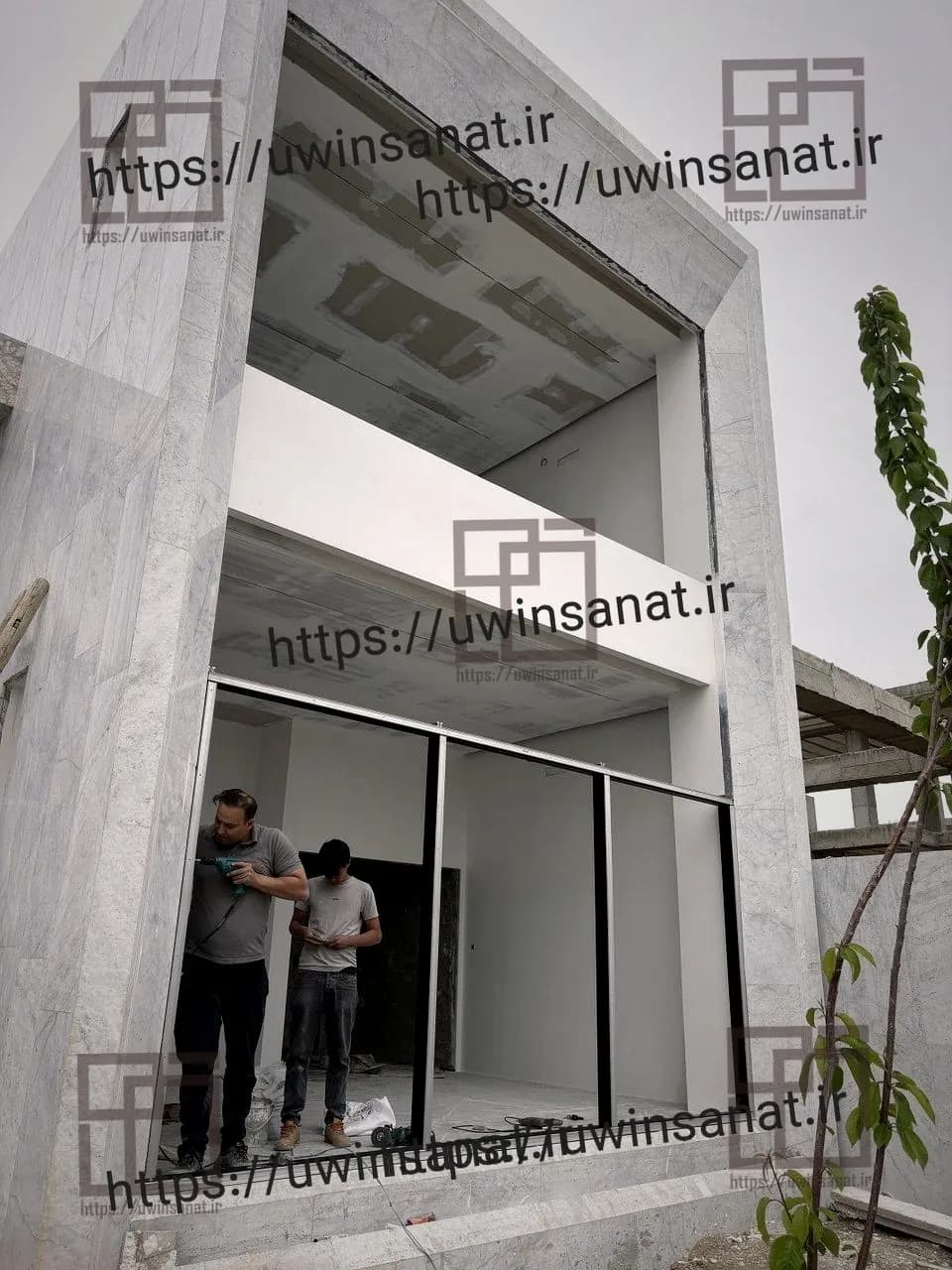 اجرای_نمای_کرتین_وال_ محدوده صفادشت (28)